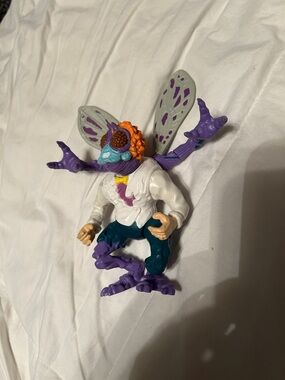 Mutant Fly Action Figure - Purple, Teal, Orange, Cream